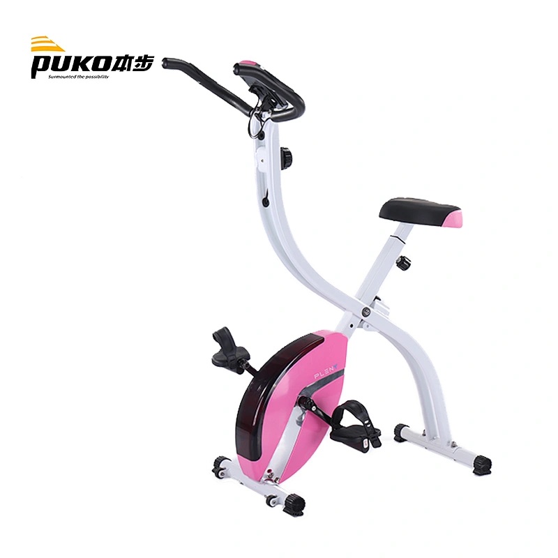 Portable stationary magnetic bike workout