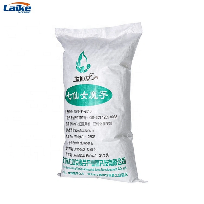 Laminated raw material PP woven corn bags sale  fertilizer grain 50kg maize bag