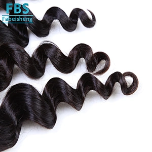 2018 FBS best selling top quality loose curly  human hair extension 100% unprocessed curly hair