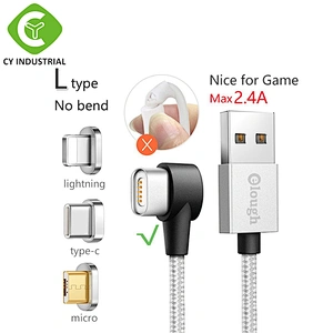 cable manufacturing L-type nice game quick charger multi universal all in one usb data cable for IPhone Android Phone Type C