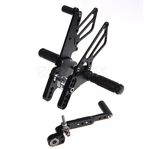 Motorcycle aluminum adjustable Rear sets for suzuki GSX-R 600 2013