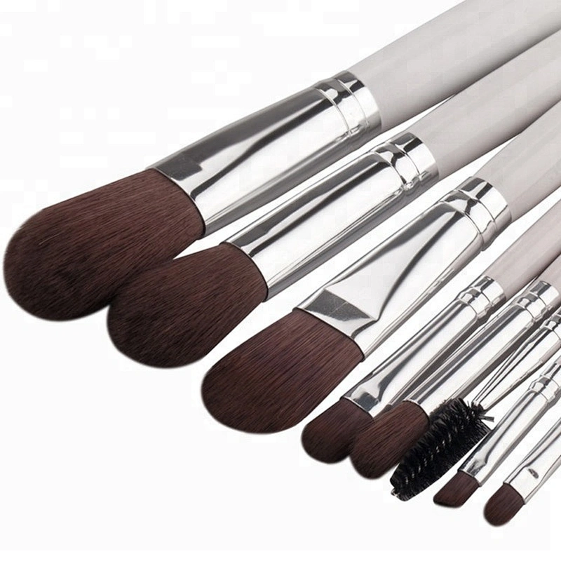 8pcs/set  Private Label Beauty Makeup Cosmetic Brushes Blusher Eye Shadow Eyelash Concealer Brushes Tools Set Kit