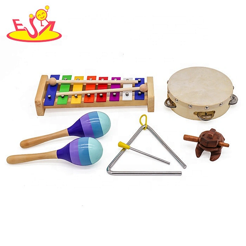 2018 New arrival Instrument toys wooden toy music set for baby W07A149