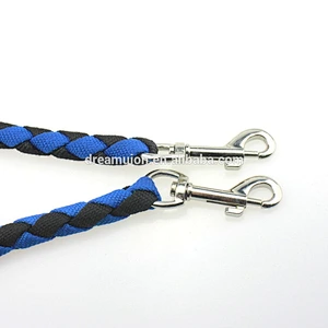 No Tangle Double Multiple Dual Coupler 2Way Nylon Dog Pet Walking Leash Lead Brand New