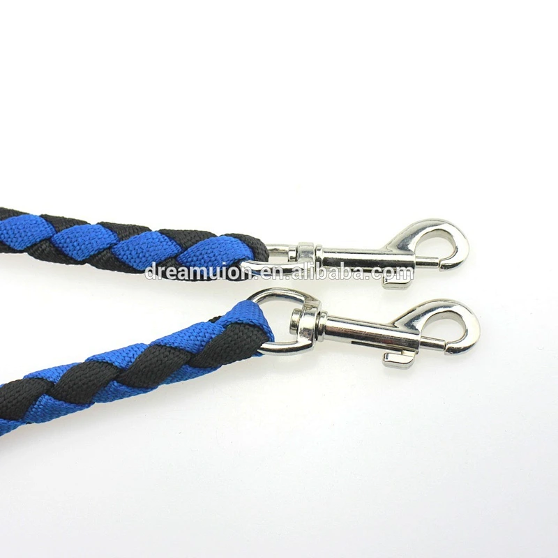No Tangle Double Multiple Dual Coupler 2Way Nylon Dog Pet Walking Leash Lead Brand New