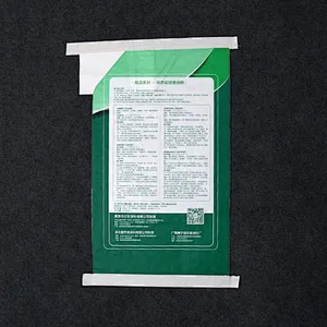 Custom self-sealing paper plastic bag for adhesive powder packaging