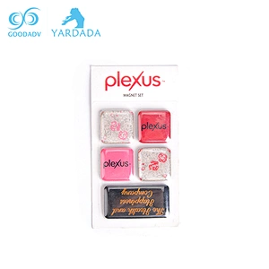 Wholesale promotion custom souvenir printing epoxy fridge magnets set