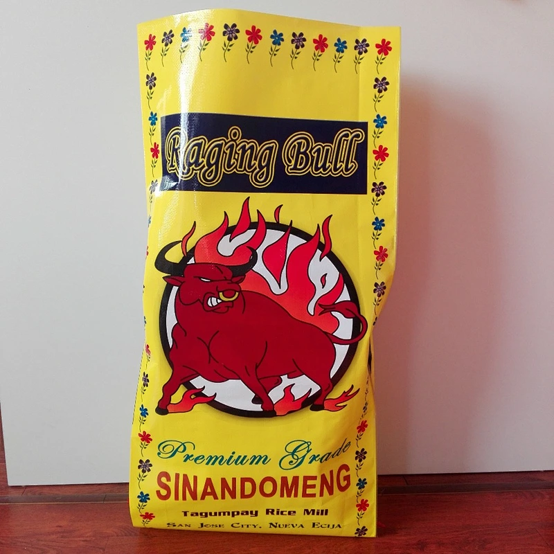 Customized design printing laminated basmati rice packaging bag