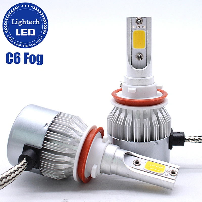H11 Yellow Fog Lamp C6 Led Car Headlight Bombillos