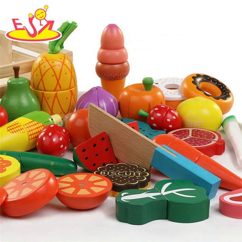 New hottest children simulation wooden fruit and vegs toy for pretend play W10B278