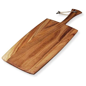 Rectangle Zebra Restaurant Wooden Serving Plates Tray For Sushi Fruit Bread Pizza Acacia Wood Tray