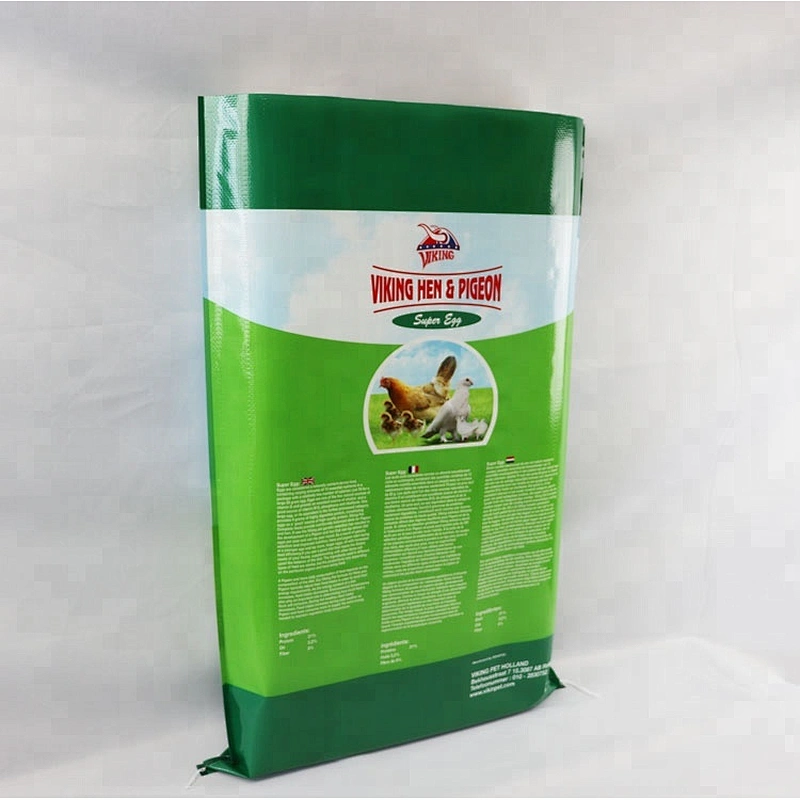 Custom design plastic feed bag 50kg , poulty pp woven feed packing bag 20kg, polypropylene woven feed bag