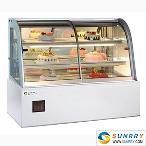 Marble Refrigerated Bakery Acrylic Cake Display Showcase and Display Counter