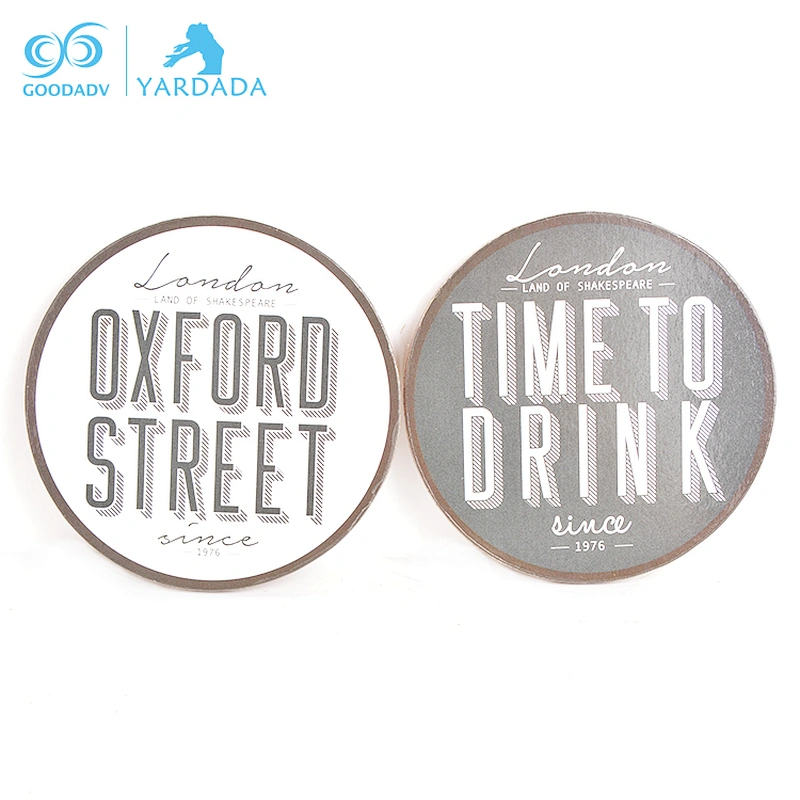 Custom Drink Beer Round Coaster,Colorful Wood Eco-Friendly Coaster