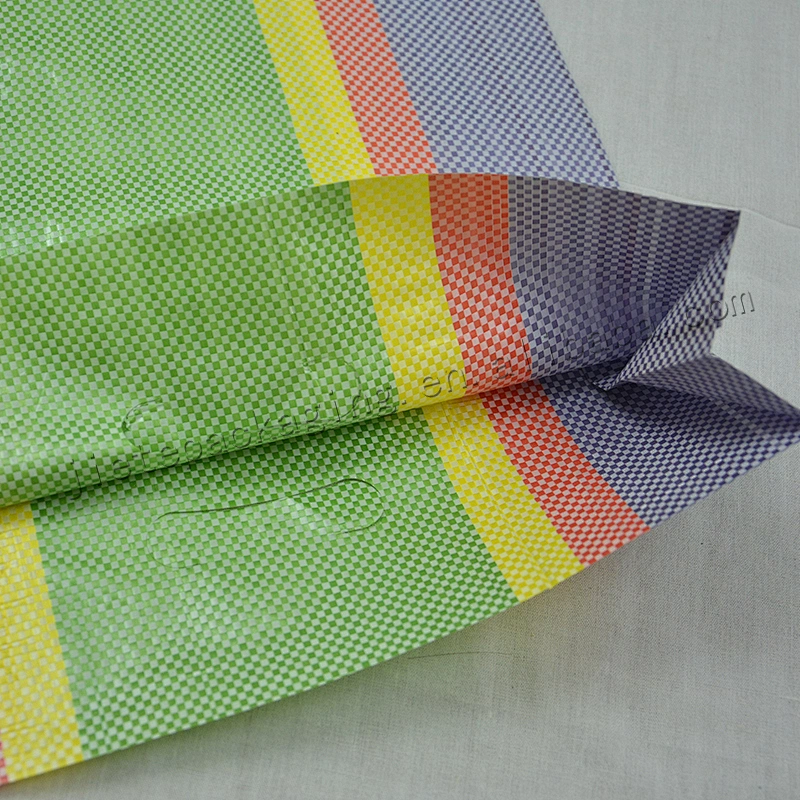 Customized new design reusable pp woven shopping bag with D handle