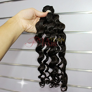 Factory unprocessed full cuticle raw virgin Indian curly hair