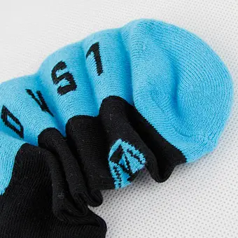 cotton non slip jacquard half terry sport socks