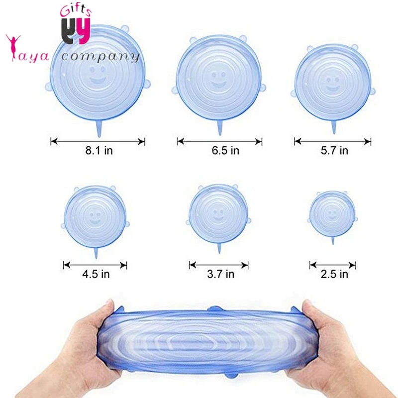 Factory directly selling Silicone food cover Silicone stretch Lids