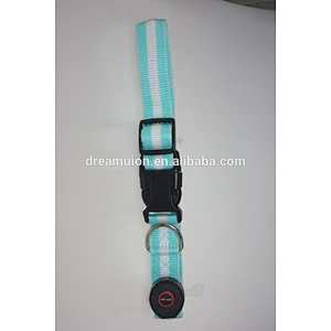 LED Light Glow Nylon Adjustable Colorful Pet DOG Puppy Cat Collar High Quality