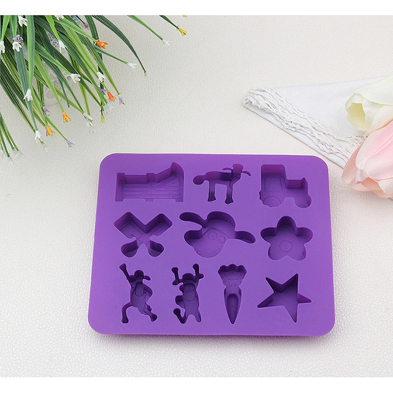 Bulk 6-Cavity Silicon Cake Mold