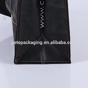 pp woven single shoulder shopping bag with logo