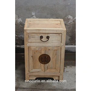 Antique Shabby Chic Wooden Bedside Cabinet
