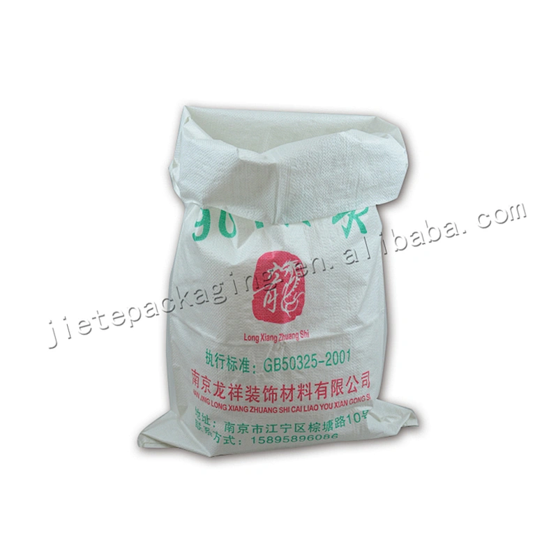 25kg 50kg Plastic ordinary bopp laminated pp woven10kg white paper cement bag