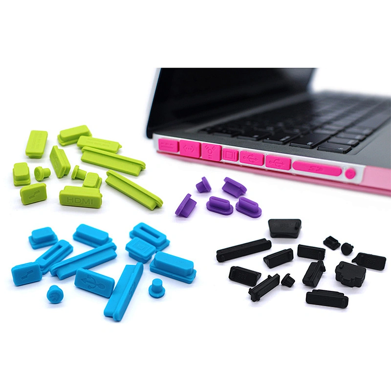 Silicone colorful Anti Dust Dustproof Plug cap custom colorful mac book pro 15 for macbook air Pro retina 2018 newest A1932
