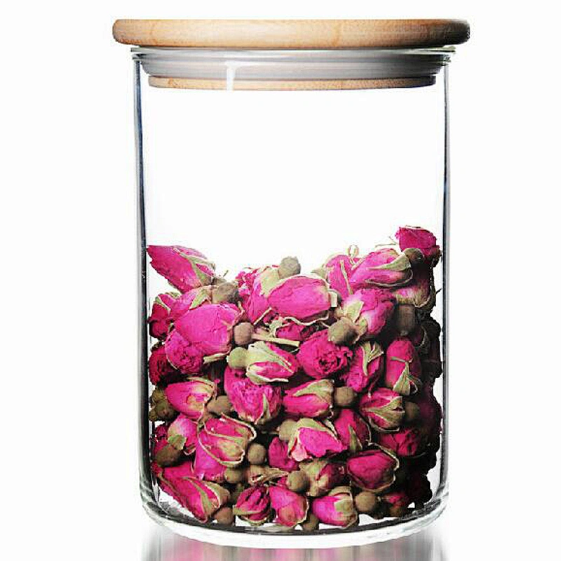 High Borosilicate Storage Glass Bottle Kitchen Airtight Glass Canister Promotional Transparent Food Glass Jar