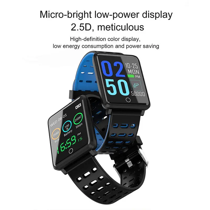Wholesale new style healthy fitness watch smart bracelet with heart rate monitor cell phone accessories factory direct