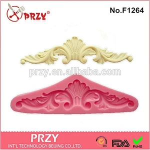 Triangle Angel wings flower chocolate fondant silicone mold