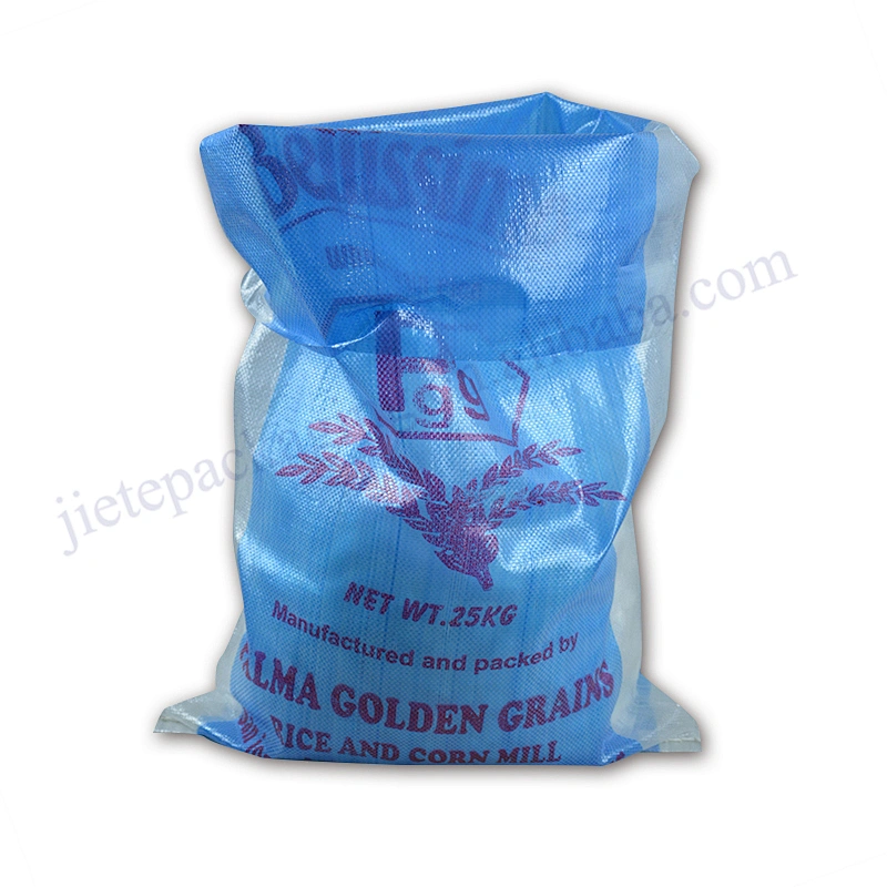 High Quality Cheap New Material Transparent Plastic PP Woven Rice Sack 25kg 50kg For Export