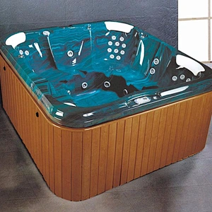 Chinese supplier Outdoor Whirlpool massage big size bathtub
