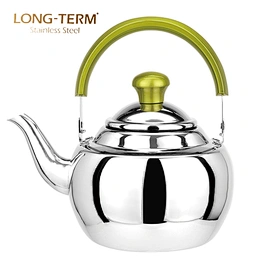 L22260908 Non-Electric Heat Resistant Portable Stainless Steel Small Teapot With Infuser
