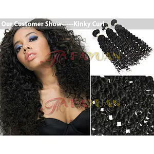 shape well kept after wash cambodian kinky curly hair weaves