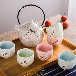Wholesale Customized Ceramic Wholesale Customized Ceramic High Quality Porcelain Simple Kettle Cup Set for Water Drinking