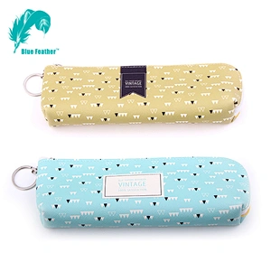 Factory custom colorful high quality soft PU stationery case Pencil bag