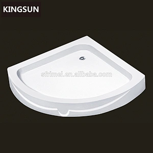 Wetroom use freestanding cast iron shower tray system