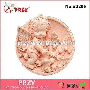DIY handmade flower faery silicone soap molds for soap making