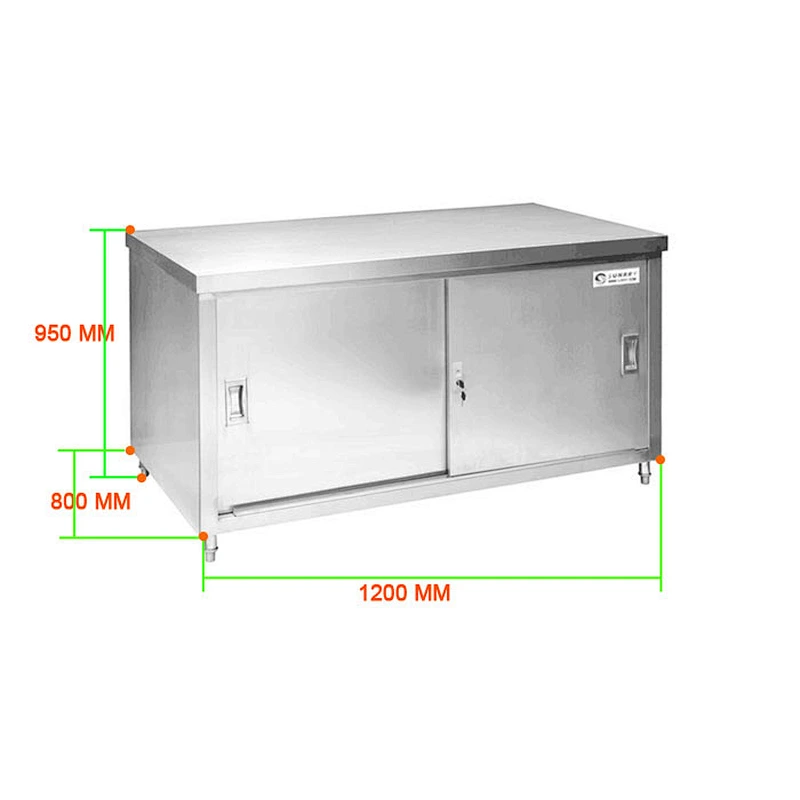 Guangzhou Commercial Latest Modular Stainless Steel Kitchen Cabinets Price
