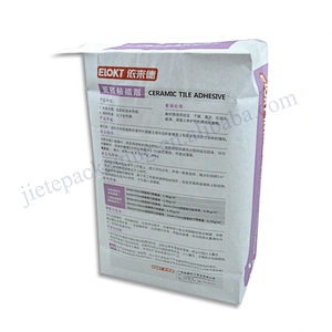 Multilayer kraft paper cement,tile adhesive,dry mortar bag 20kg