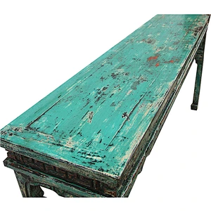 chinese antique lacquered distressed carving altar table living room furniture