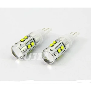 Super bright Samsung Crees XBD (12-24V) 5W led car reading light T10 led lamp lights with lens