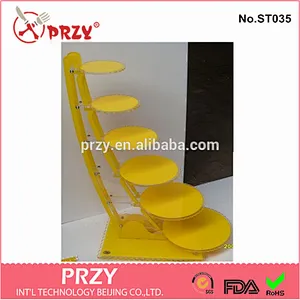 ST035 PRZY 6 tier acrylic wedding cake stand