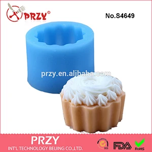S4649 Ice cream silicone soap mold 3D food grade soap mold silicone rubber material