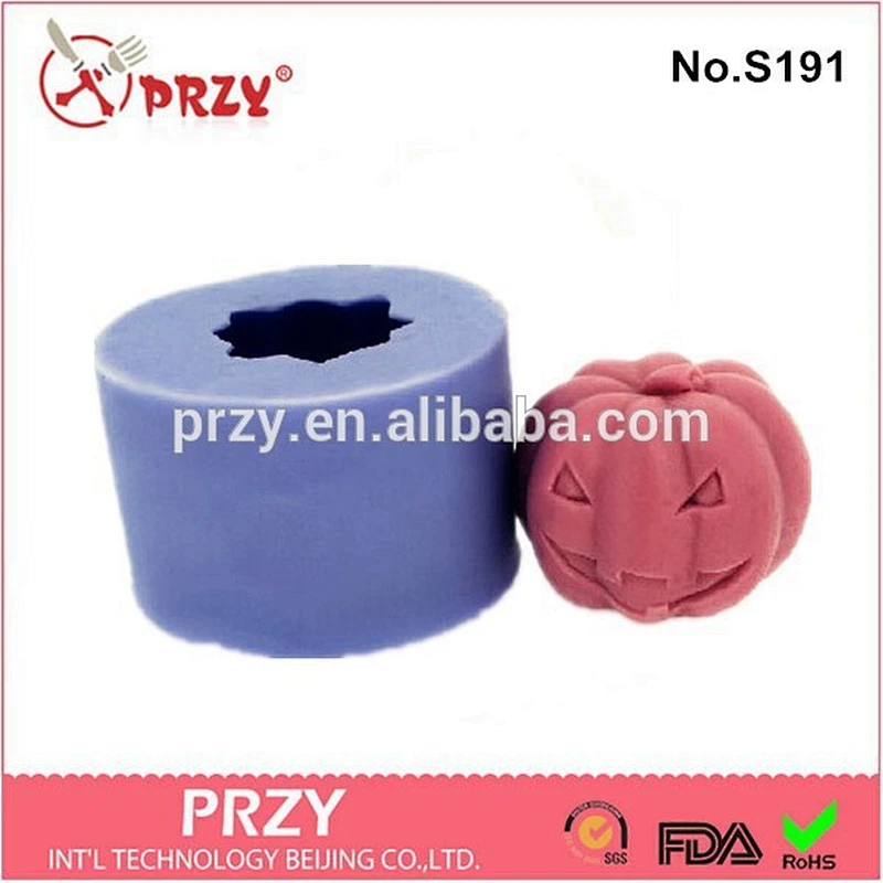 Eco-friendly handmade silicone modelling pumkin soap mold