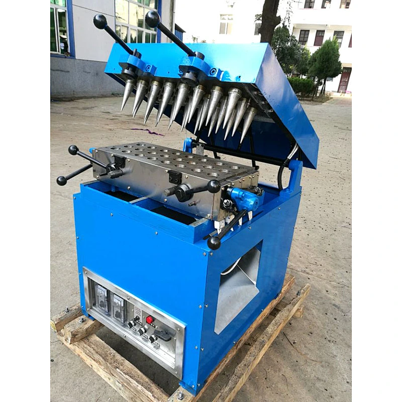 High Quality Stainless Steel Waffle Cone Maker and Soft Ice Cream Cone Making Machine