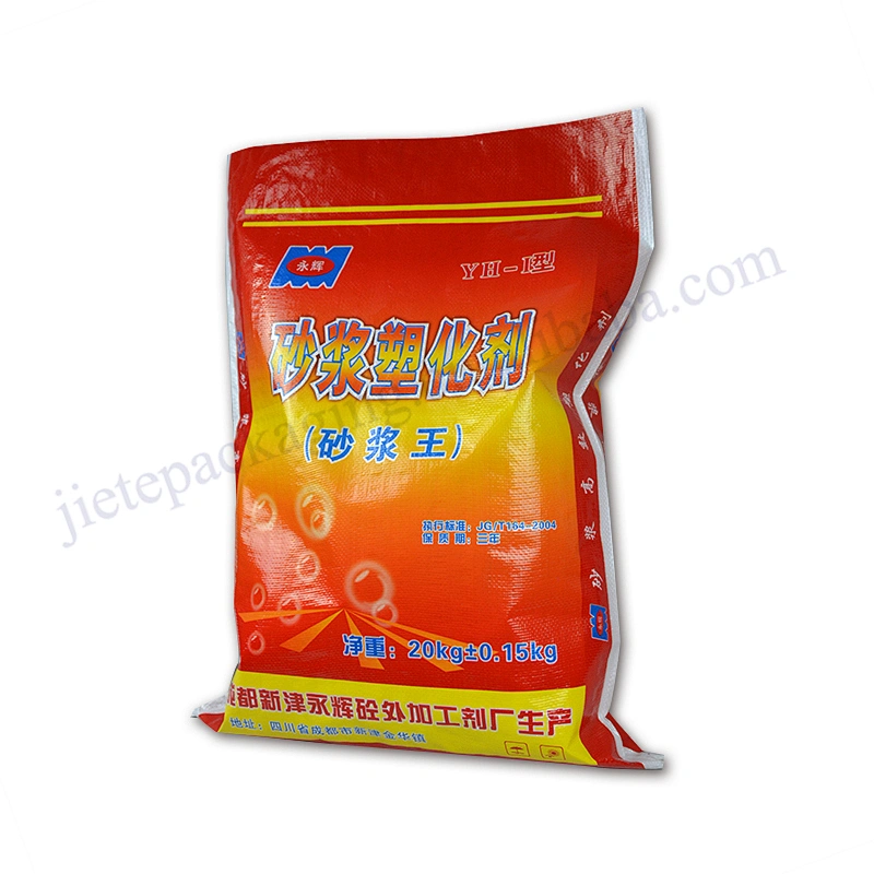 20kg bopp laminated empty pp woven cement bag for mortar,plaster,tile adhesive