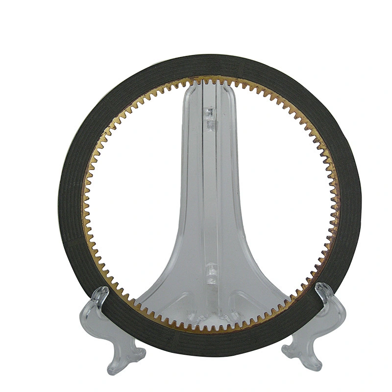 Friction disc transmission for wheel loader