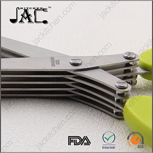 Amazon Hotsale High Quality Herb Cutter Stainless Steel Herb Scissors
